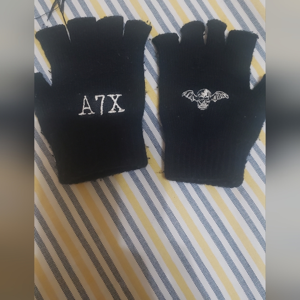 Avenged Sevenfold Fingerless Gloves